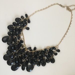 Black bauble necklace